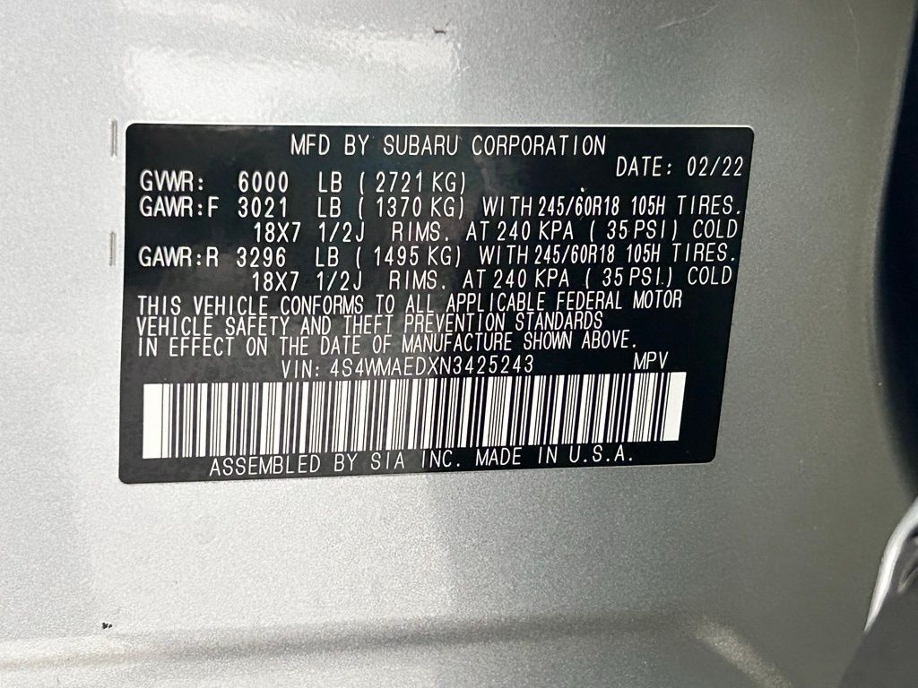 2022 Subaru Ascent Premium Portland OR