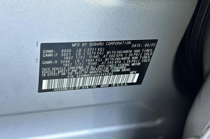 2022 Subaru Ascent Premium Roseville CA
