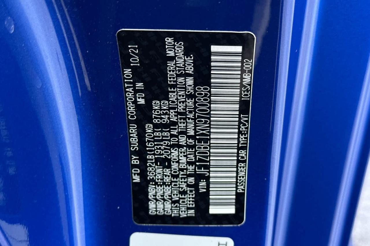 2022 Subaru BRZ Limited Roseville CA
