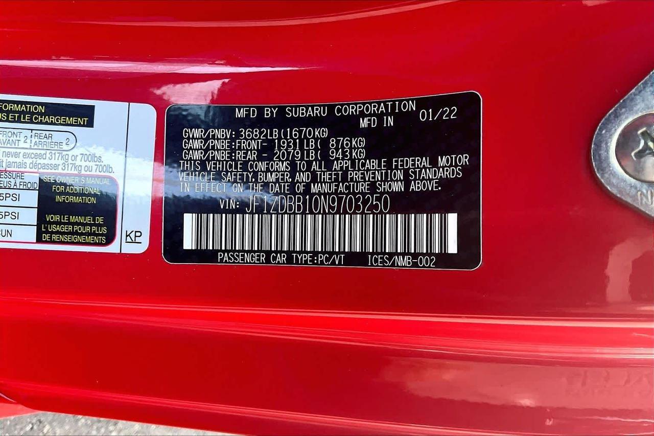 2022 Subaru BRZ Premium Roseville CA