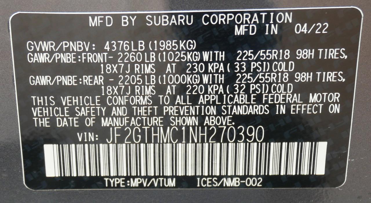 2022 Subaru Crosstrek Limited San Juan TX