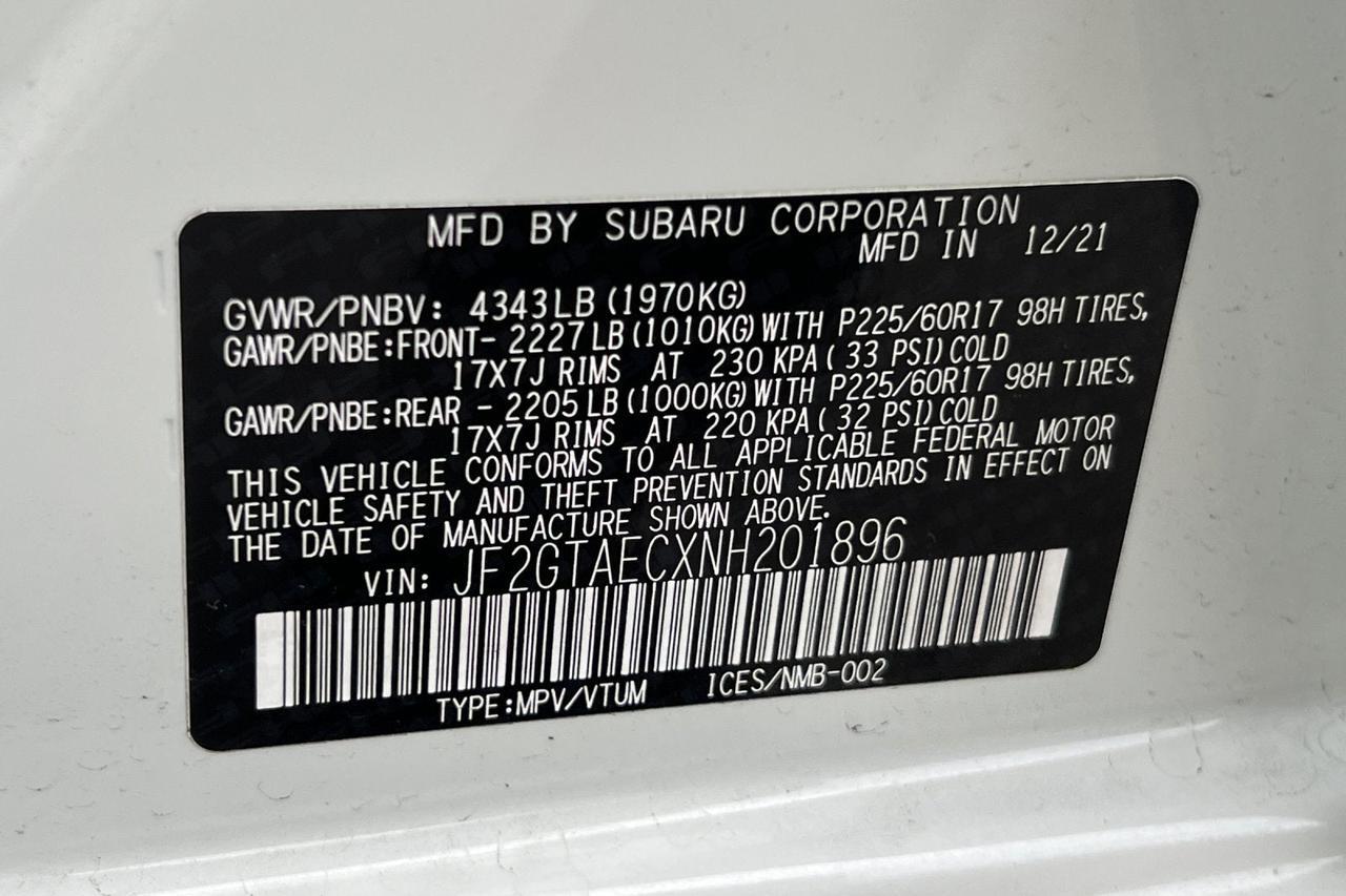 2022 Subaru Crosstrek Premium Roseville CA