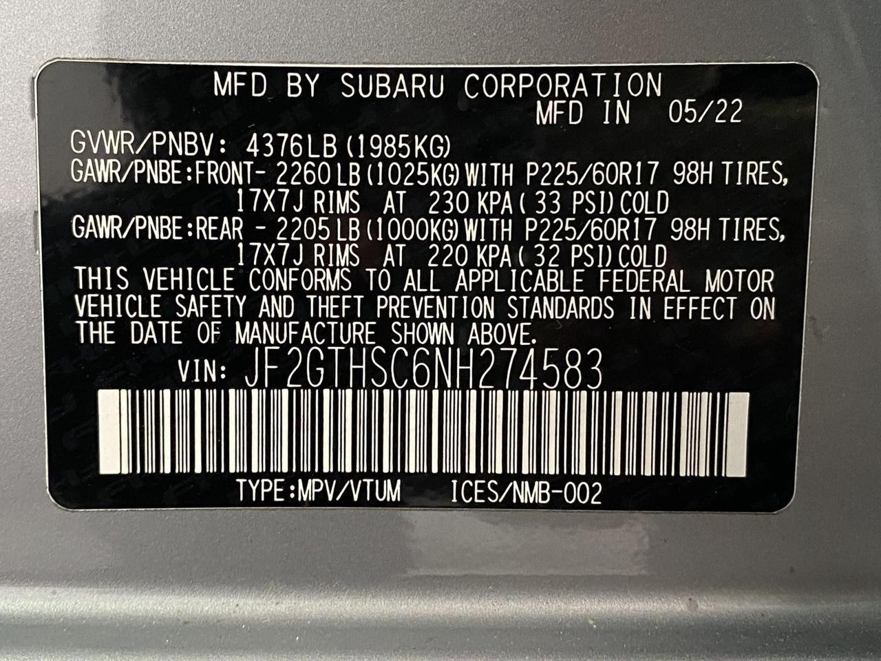 2022 Subaru Crosstrek Sport Richmond Hill NY