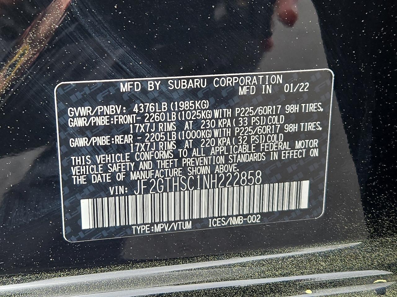 2022 Subaru Crosstrek Sport Vineland NJ