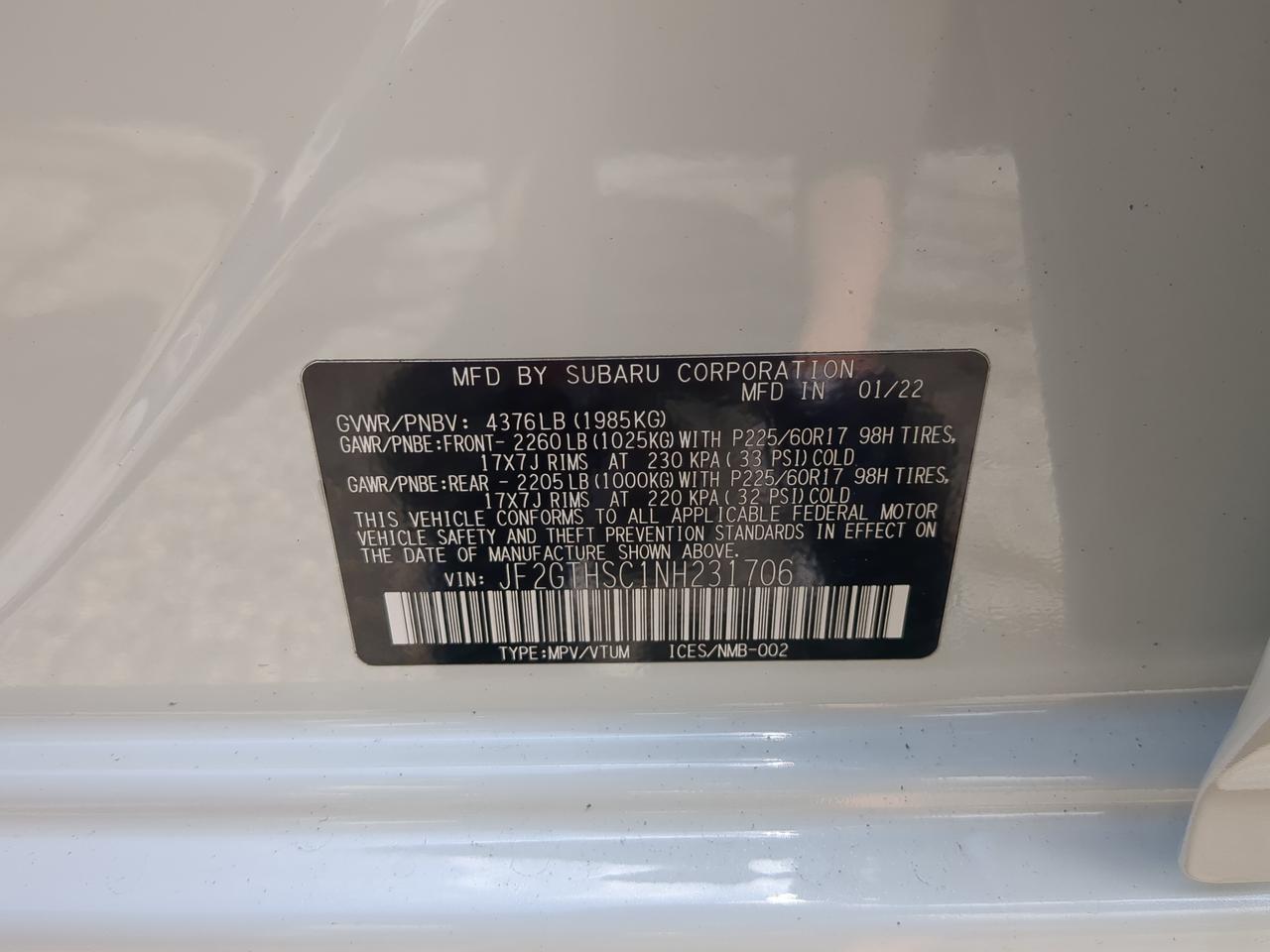 2022 Subaru Crosstrek Sport Winder GA
