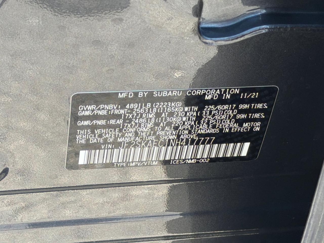 2022 Subaru Forester Premium Hagerstown MD