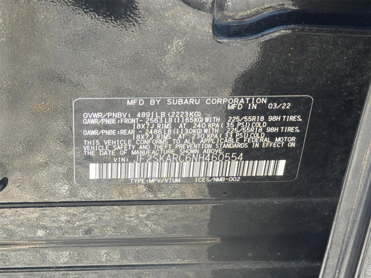 2022 Subaru Forester Touring Hagerstown MD