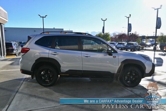 2022 Subaru Forester Wilderness / AWD / Power & Heated Leather Seats / NAV / Sunroof / Harman/Kardon Speakers / Adaptive Cruise Control / Lane Departure & Blind Spot Alert / Apple CarPlay & Android Auto / Back Up Camera / 1-Owner Anchorage AK
