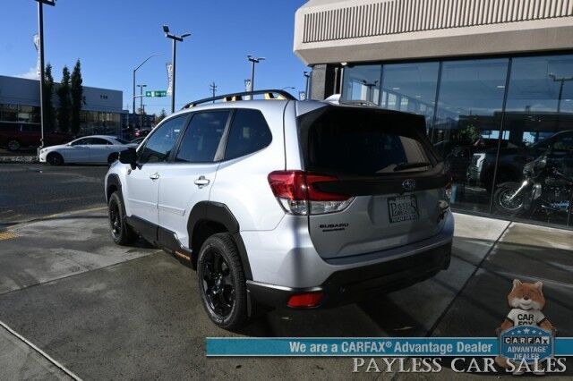 2022 Subaru Forester Wilderness / AWD / Power & Heated Leather Seats / NAV / Sunroof / Harman/Kardon Speakers / Adaptive Cruise Control / Lane Departure & Blind Spot Alert / Apple CarPlay & Android Auto / Back Up Camera / 1-Owner Anchorage AK