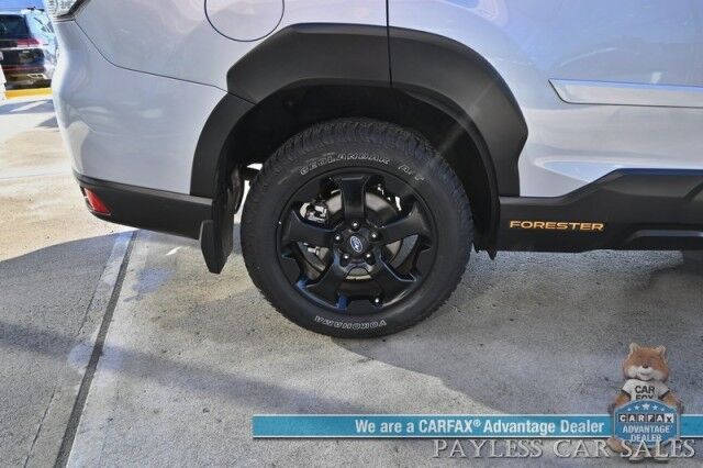 2022 Subaru Forester Wilderness / AWD / Power & Heated Leather Seats / NAV / Sunroof / Harman/Kardon Speakers / Adaptive Cruise Control / Lane Departure & Blind Spot Alert / Apple CarPlay & Android Auto / Back Up Camera / 1-Owner Anchorage AK