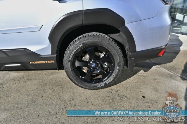 2022 Subaru Forester Wilderness / AWD / Power & Heated Leather Seats / NAV / Sunroof / Harman/Kardon Speakers / Adaptive Cruise Control / Lane Departure & Blind Spot Alert / Apple CarPlay & Android Auto / Back Up Camera / 1-Owner Anchorage AK