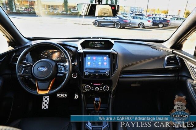 2022 Subaru Forester Wilderness / AWD / Power & Heated Leather Seats / NAV / Sunroof / Harman/Kardon Speakers / Adaptive Cruise Control / Lane Departure & Blind Spot Alert / Apple CarPlay & Android Auto / Back Up Camera / 1-Owner Anchorage AK