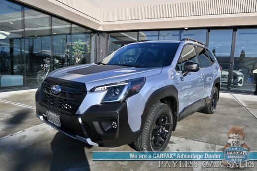 2022 Subaru Forester Wilderness / AWD / Power & Heated Leather Seats / NAV / Sunroof / Harman/Kardon Speakers / Adaptive Cruise Control / Lane Departure & Blind Spot Alert / Apple CarPlay & Android Auto / Back Up Camera / 1-Owner Anchorage AK