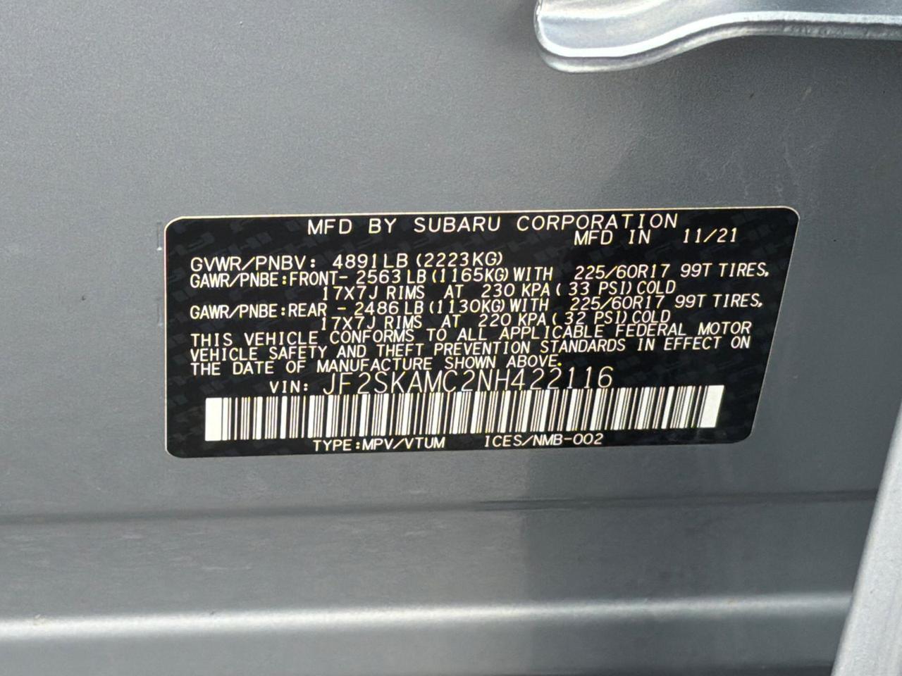 2022 Subaru Forester Wilderness Hagerstown MD