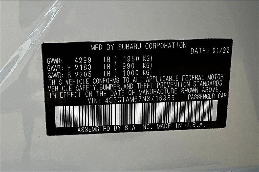 2022 Subaru Impreza Sport OR