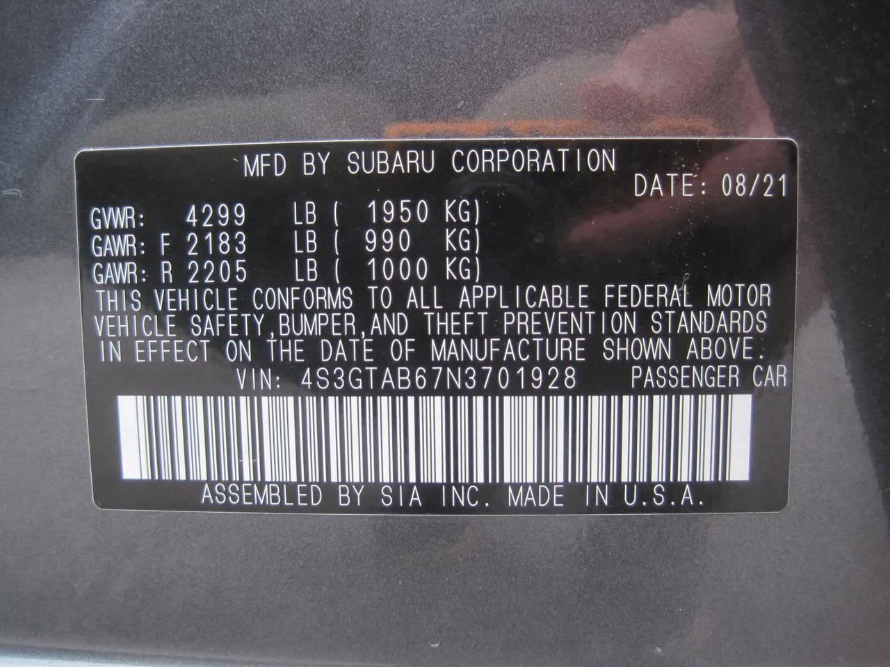 2022 Subaru Impreza Belmont MA