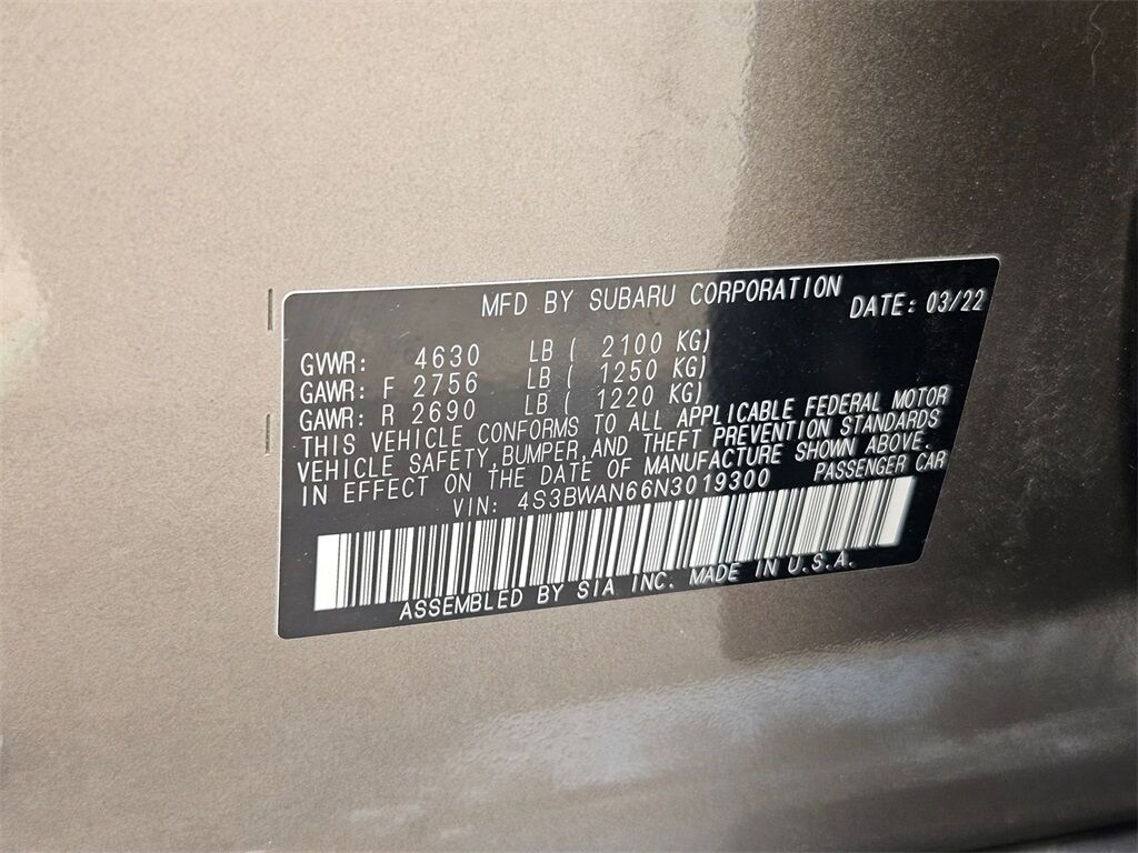 2022 Subaru Legacy Limited Gresham OR