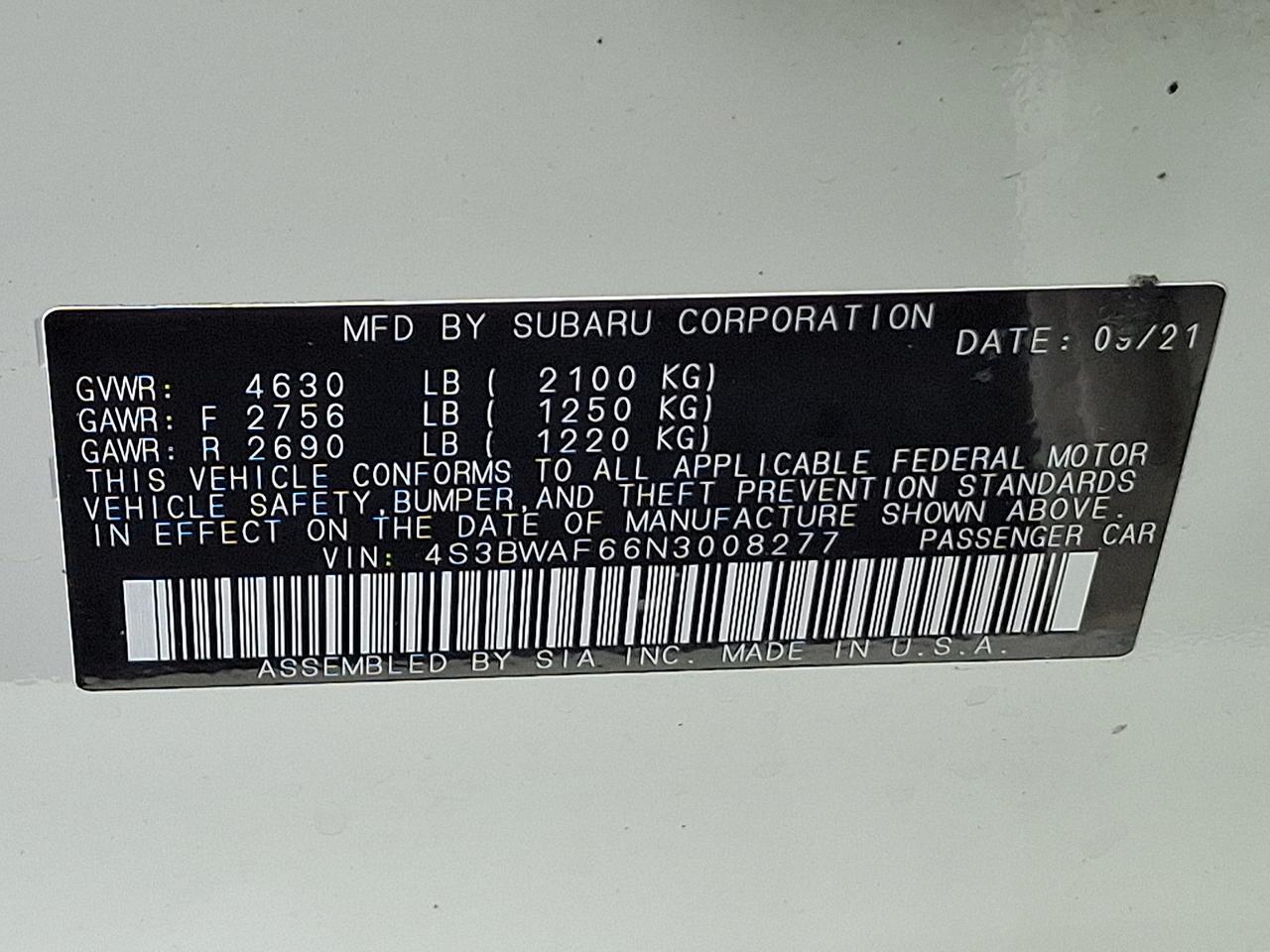 2022 Subaru Legacy Premium - Photo 27