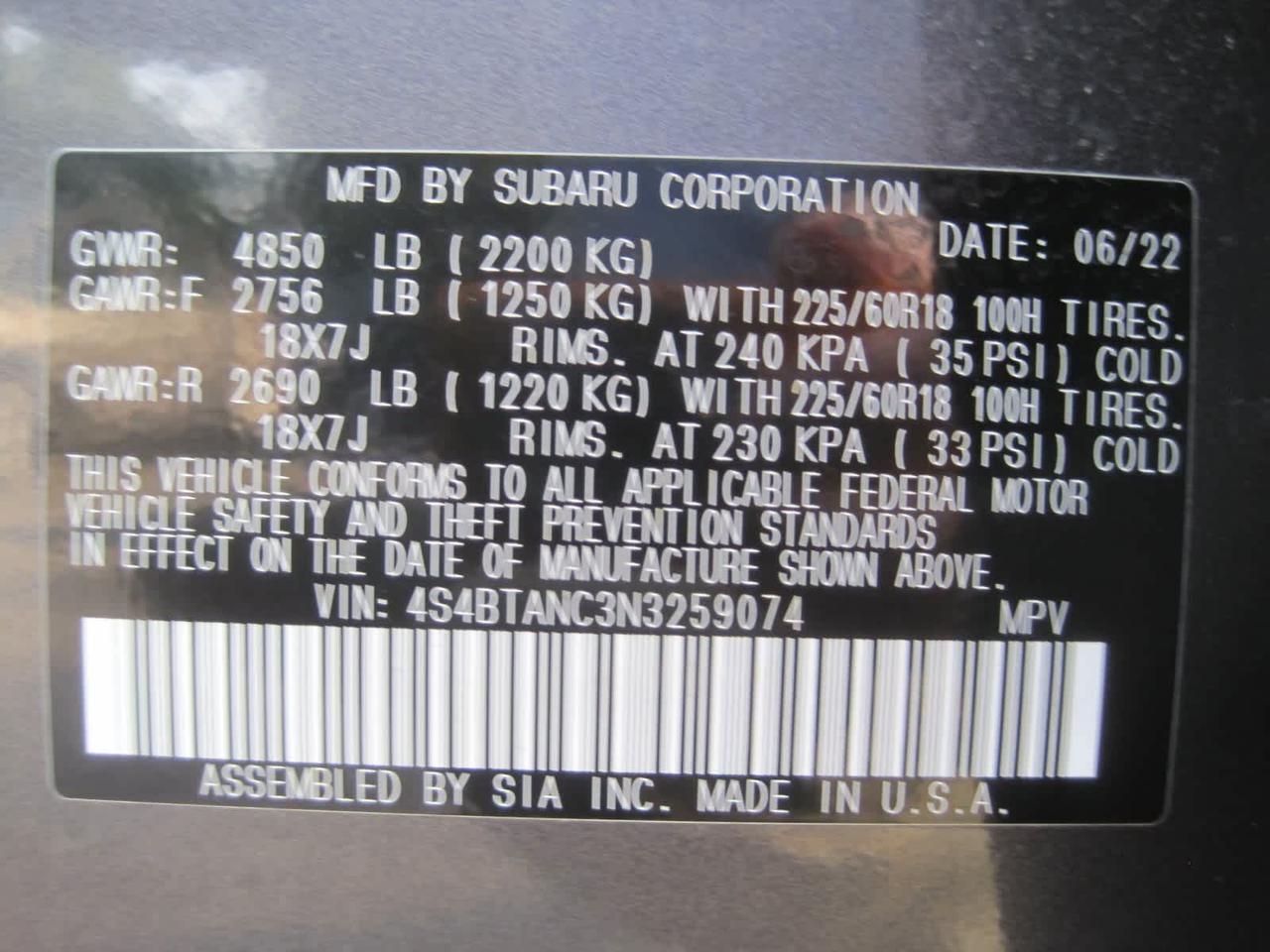 2022 Subaru Outback Limited Belmont MA