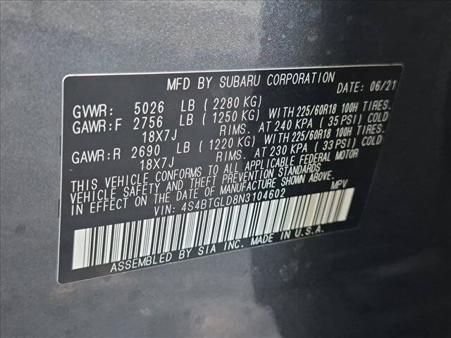2022 Subaru Outback Onyx Edition XT Roseville CA
