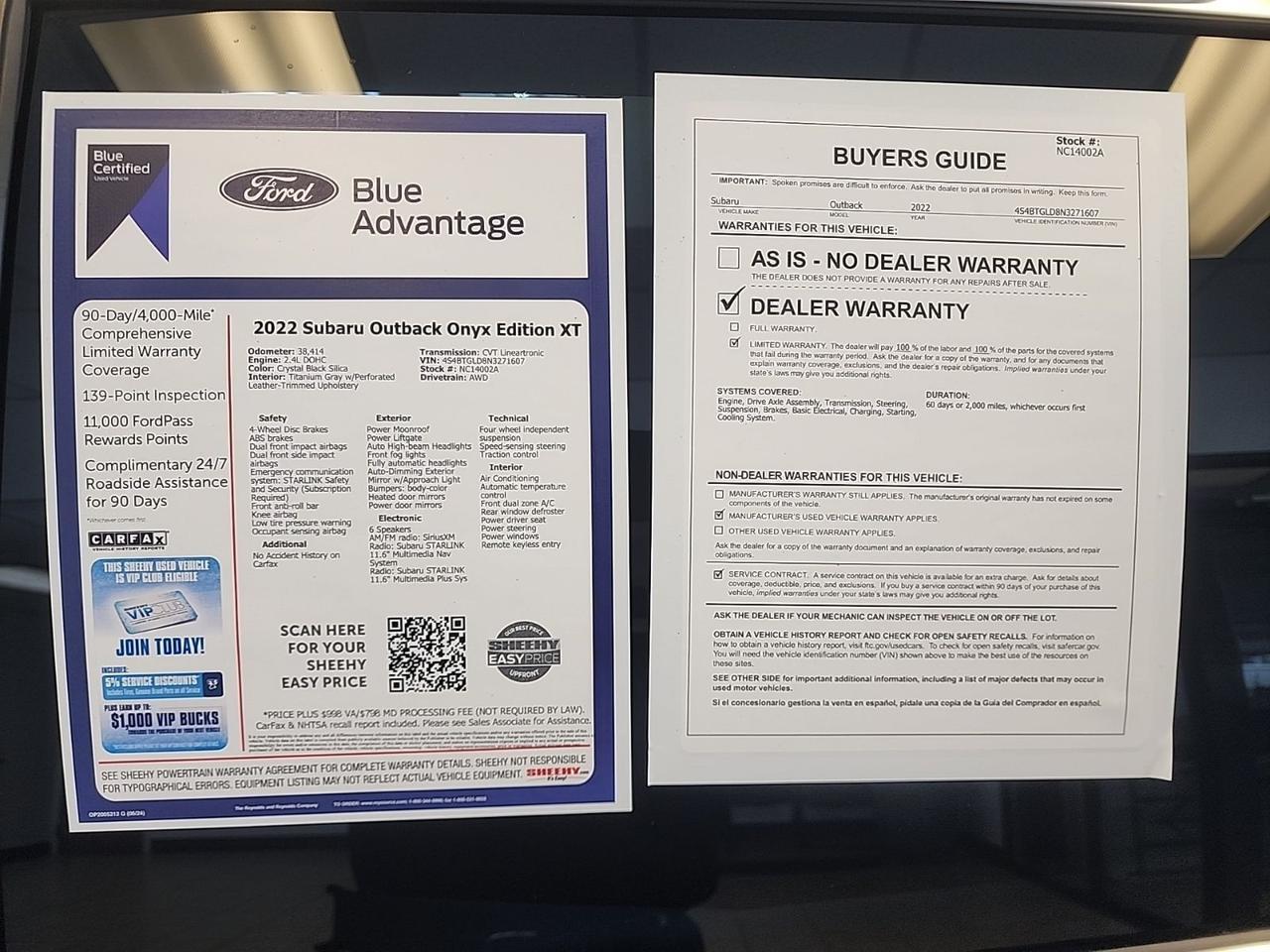 2022 Subaru Outback Onyx Edition XT Richmond VA