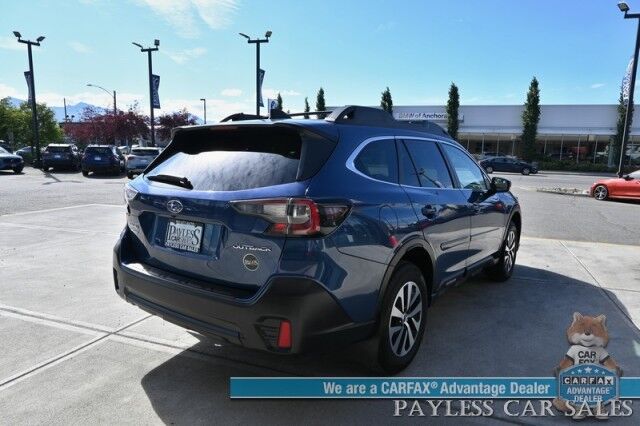 2022 Subaru Outback Premium / AWD / Eye Sight Pkg / Power & Heated Cloth Seats / Sunroof / Adaptive Cruise Control & Lane Watch / Blind Spot Alert / Apple CarPlay & Android Auto / Back Up Camera / Aluminum Wheels / 33 MPG Anchorage AK