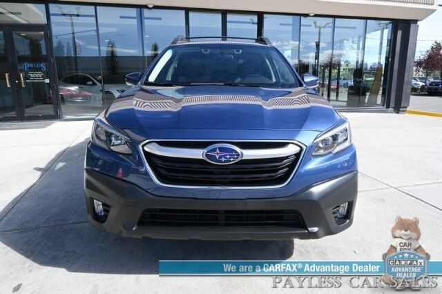 2022 Subaru Outback Premium / AWD / Eye Sight Pkg / Power & Heated Cloth Seats / Sunroof / Adaptive Cruise Control & Lane Watch / Blind Spot Alert / Apple CarPlay & Android Auto / Back Up Camera / Aluminum Wheels / 33 MPG Anchorage AK