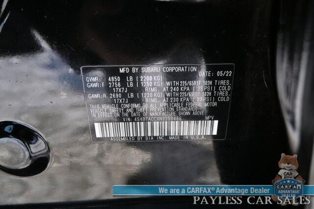 2022 Subaru Outback Premium Anchorage AK