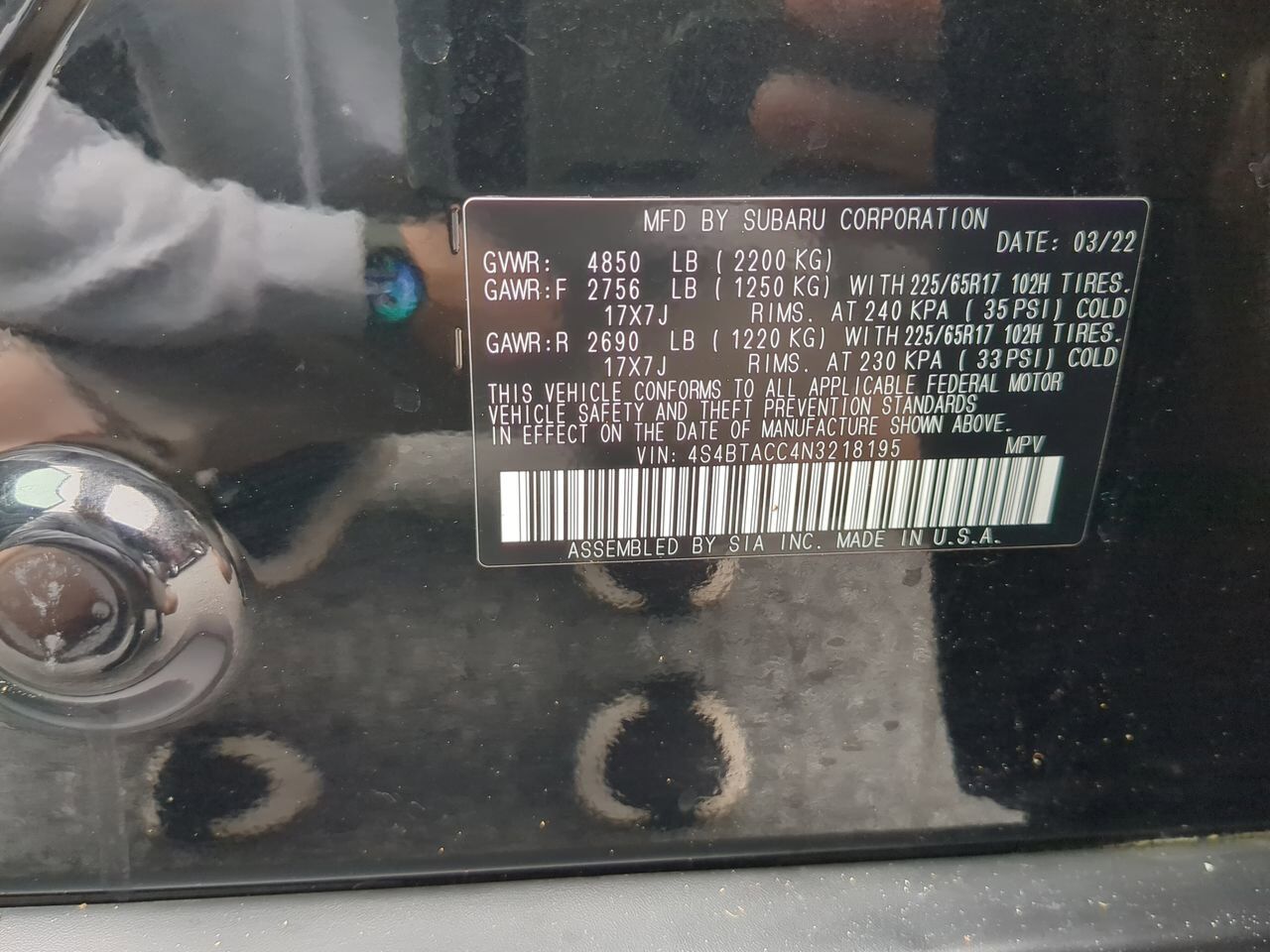 2022 Subaru Outback Premium Winder GA