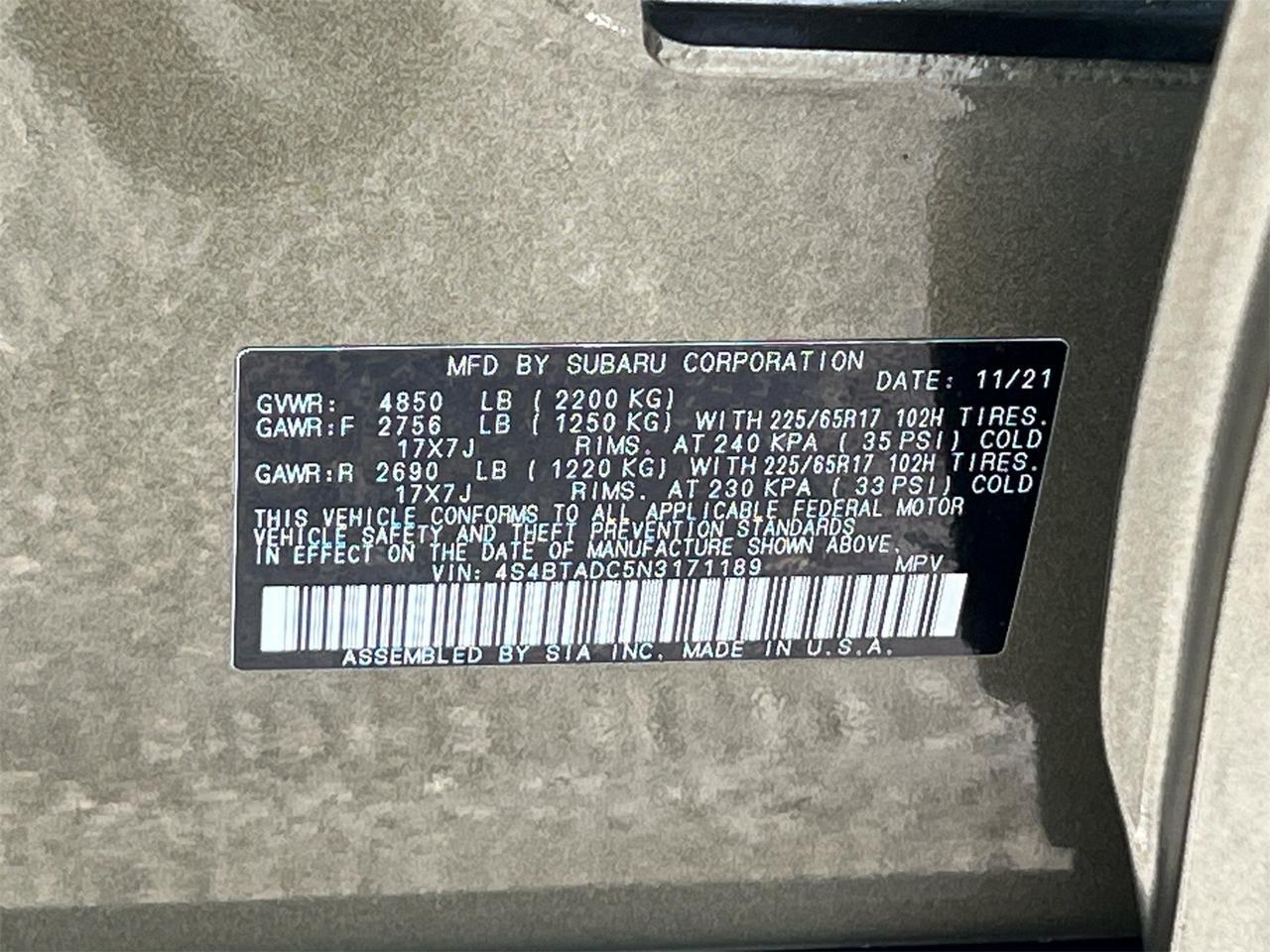 2022 Subaru Outback Premium Hagerstown MD