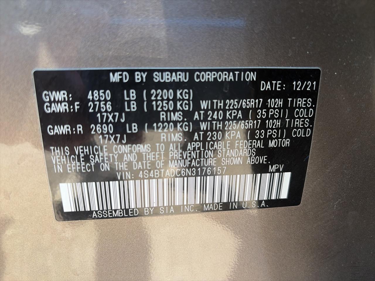 2022 Subaru Outback Premium Springfield VA