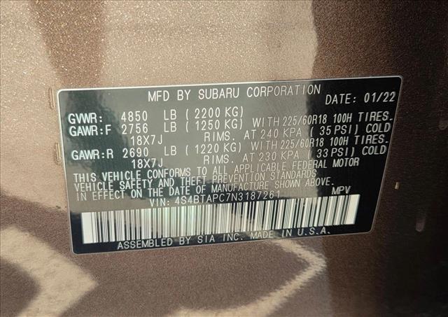 2022 Subaru Outback Touring Roseville CA