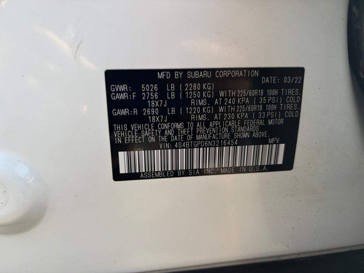2022 Subaru Outback Touring XT New Braunfels TX
