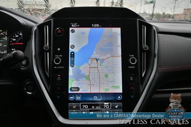 2022 Subaru WRX Limited / AWD / Automatic / Power & Heated Bucket Seats / Navigation / Sunroof / Harman Kardon Speakers / Apple CarPlay & Android Auto / Back Up Camera / Keyless Entry & Start / Block Heater / 1-Owner Anchorage AK