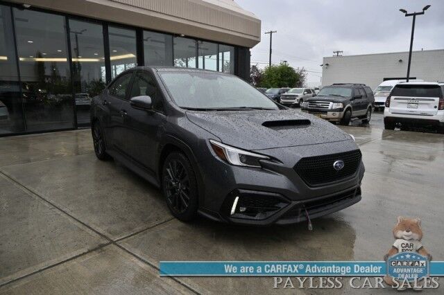 2022 Subaru WRX Limited / AWD / Automatic / Power & Heated Bucket Seats / Navigation / Sunroof / Harman Kardon Speakers / Apple CarPlay & Android Auto / Back Up Camera / Keyless Entry & Start / Block Heater / 1-Owner Anchorage AK