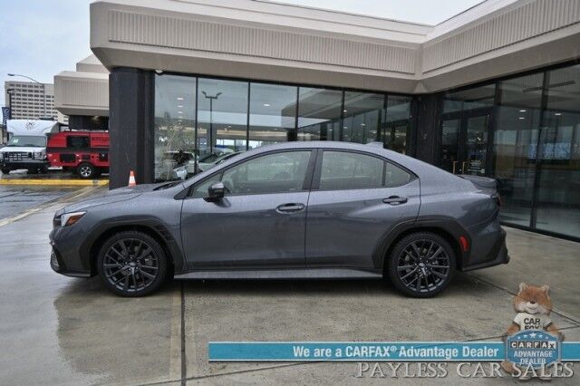 2022 Subaru WRX Limited / AWD / Automatic / Power & Heated Bucket Seats / Navigation / Sunroof / Harman Kardon Speakers / Apple CarPlay & Android Auto / Back Up Camera / Keyless Entry & Start / Block Heater / 1-Owner Anchorage AK