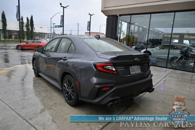2022 Subaru WRX Limited / AWD / Automatic / Power & Heated Bucket Seats / Navigation / Sunroof / Harman Kardon Speakers / Apple CarPlay & Android Auto / Back Up Camera / Keyless Entry & Start / Block Heater / 1-Owner Anchorage AK