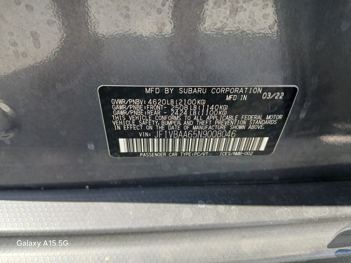 2022 Subaru WRX Sedan 4D Maitland FL