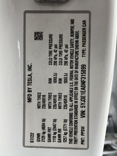 2022 Tesla Model 3 Base Carrollton TX