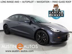 2022_Tesla_Model 3 Long Range AWD_*AUTOPILOT, NAVIGATION, SAFETY ALERTS, ADAPTIVE CRUISE, SURROUND VIEW CAMERAS, PANORAMA GLASS ROOF, HEATED SEATS/STEERING WHEEL, BLUETOOTH, WIRELESS CHARGING_ Round Rock TX