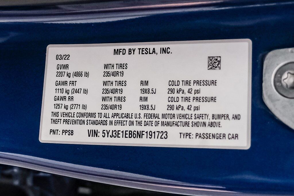 2022 Tesla Model 3 Long Range Carrollton TX