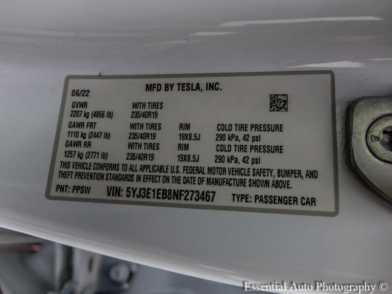 2022 Tesla Model 3 Long Range PRICE INCLUDES THE $4000 FED EV TAX CREDIT. YOU MUST QUALIFY Willowbrook IL