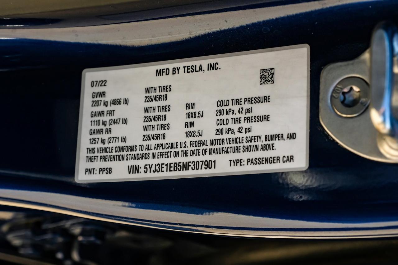 2022 Tesla Model 3 Long Range Richardson TX