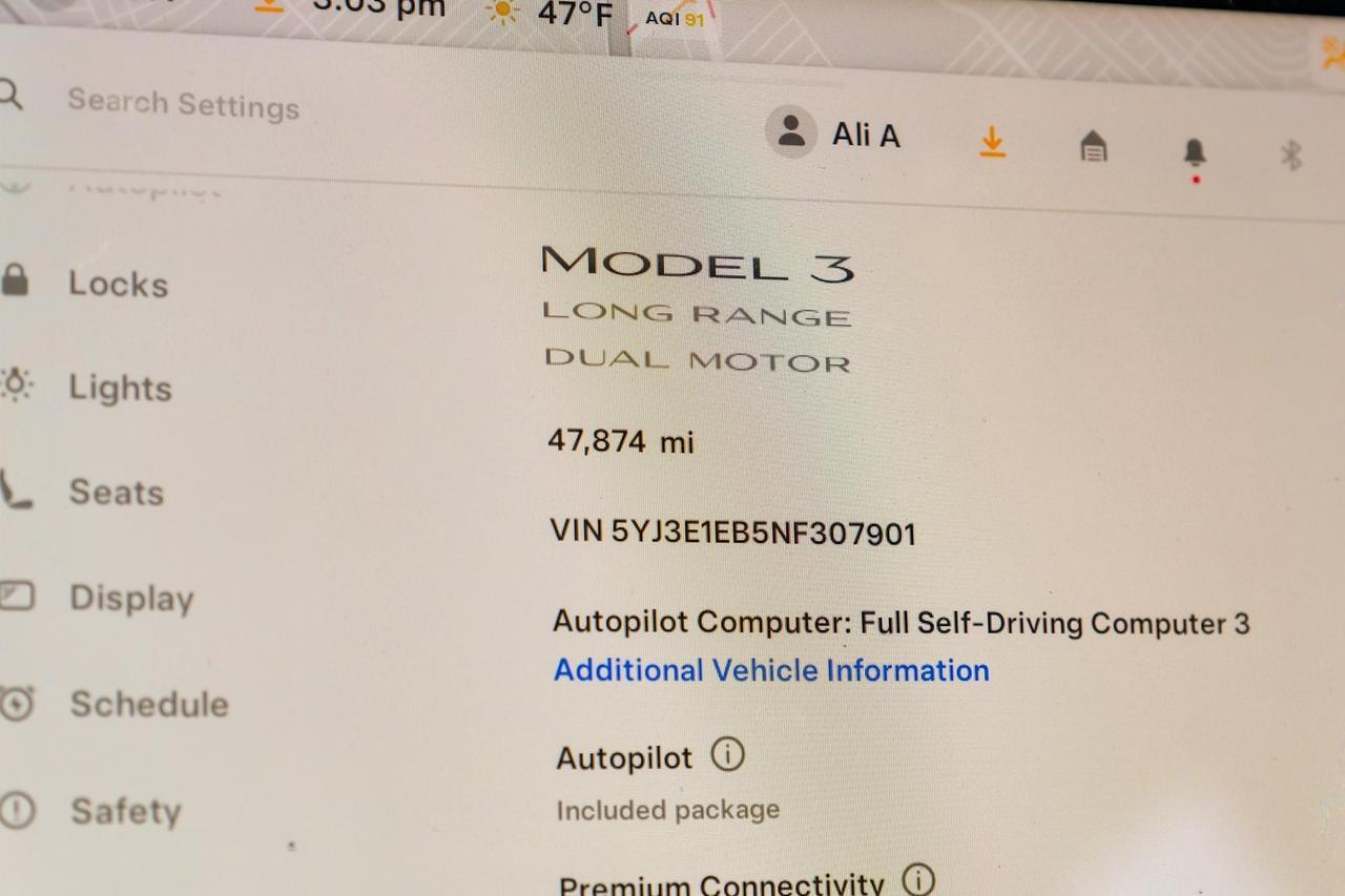 2022 Tesla Model 3 Long Range Richardson TX