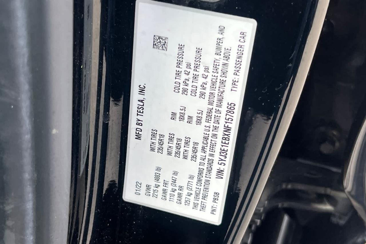 2022 Tesla Model 3 Long Range Roseville CA