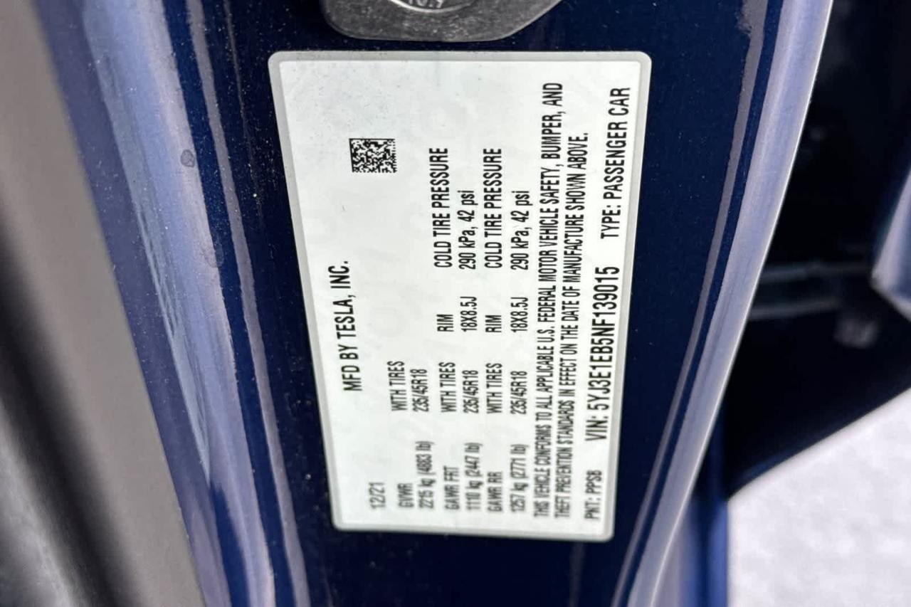 2022 Tesla Model 3 Long Range Roseville CA