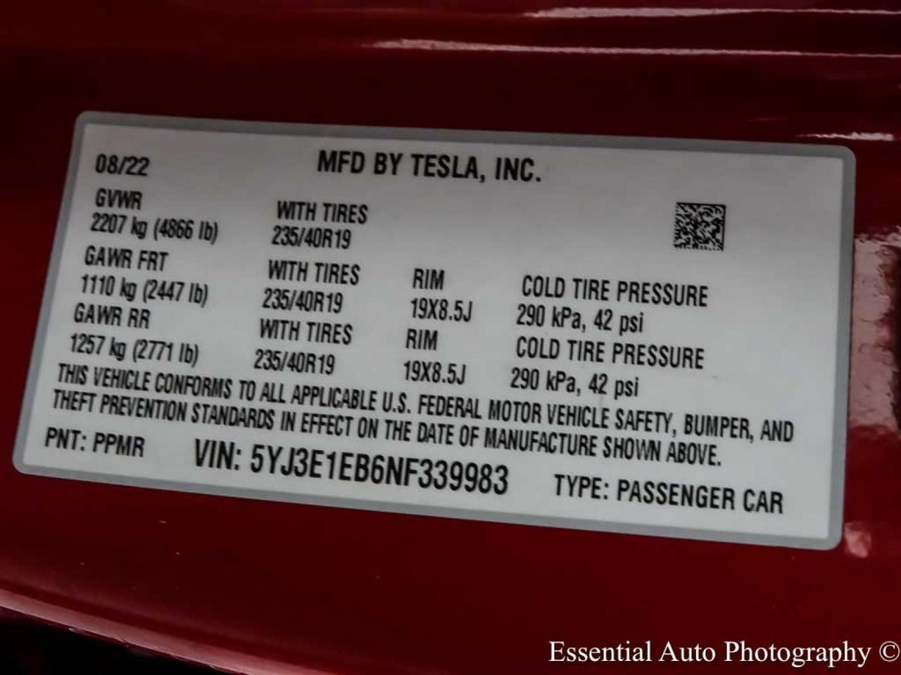 2022 Tesla Model 3 Long Range Willowbrook IL
