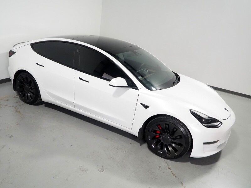 2022 Tesla Model 3 Performance AWD *TRAFFIC AWARE CRUISE CONTROL, NAVIGATION, SAFETY ALERTS, SURROUND VIEW CAMERAS, PANORAMA GLASS ROOF, HEATED SEATS/STEERING WHEEL, 20 INCH UBERTURBINE WHEELS, WIRELESS CHARGING Round Rock TX