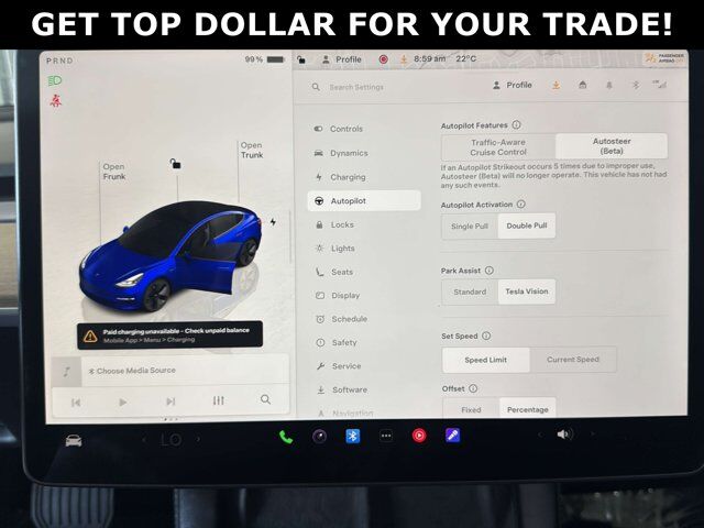 2022 Tesla Model 3 Standard Range Plus RWD *Ltd Avail*ONE OWNER/NO ACCIDENT/SHOWROOM CONDITION Richmond Hill ON