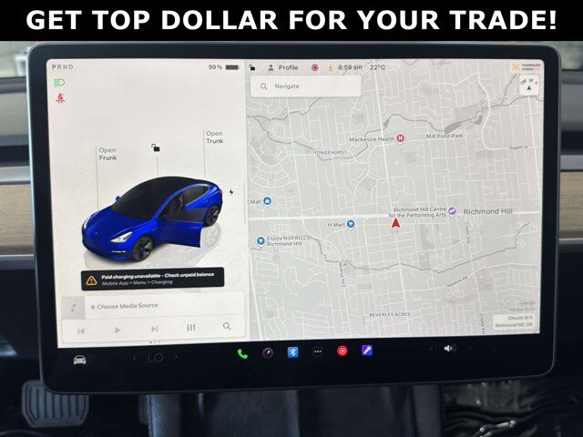 2022 Tesla Model 3 Standard Range Plus RWD *Ltd Avail*ONE OWNER/NO ACCIDENT/SHOWROOM CONDITION Richmond Hill ON